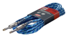 Cable PLUG-PLUG TELA standard 6mm. - 6 mts. - Color AZUL STAGG