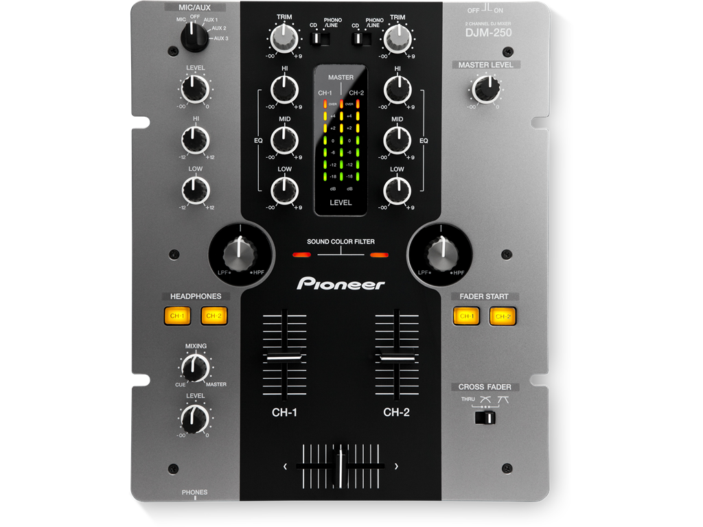 Mixer Pioneer Djm 250 Mixer Consola Dj Profesional Tecnomixaudio