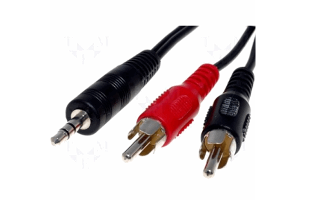 Cable Plug Stereo a 2 Rca