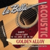 Encordado.Golden Alloy Wound.  010-050 LA BELLA
