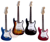 Guitarra electrica STRATOCASTER 3 Mic Single -  Palanca - Color NEGRO  LEONARD
