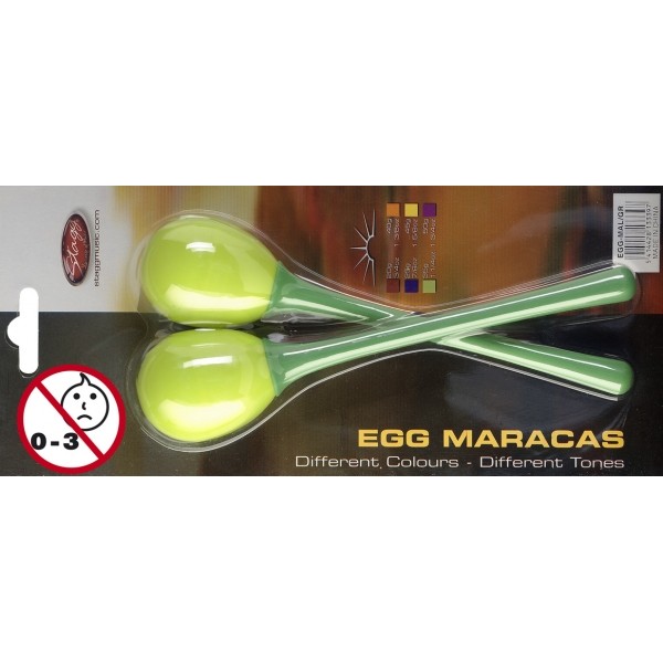 Huevo maraca mango largo Stagg SEG-MLBL