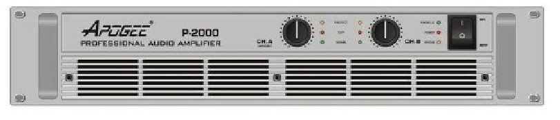 Amplificador Apogee P-2000