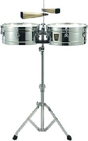 Timbaletas de acero con soporte Sonor STI1415