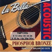 Encordado.Phospor Bronze Wound.  12 CUERDAS LA BELLA