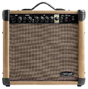 AMPLIFICADOR 40 WATTS - 2 ENTRADAS (CANON-PLUG) - DISTORSION - REVERB STAGG