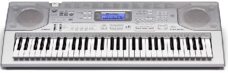 Teclado sensit, 61t, t/piano, 48 polif, 400s,100 rit, CASIO