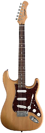 GUITARRA ELECTRICA STRATOCASTER NATURAL STAGG