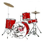 Bateria acustica Maxima MDJ-40MC Mickey Mouse