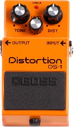 BOSS PEDAL DE EFECTO PARA GUITARRA y TECLADO DISTORTION DS-1