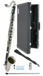 CLARINETES BAJO llave niquelada