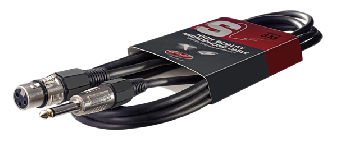 Cable CANON-PLUG standard 6mm. - 3 mts.  STAGG