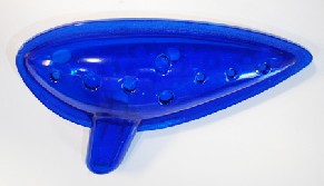 Ocarina plastica azul Stagg OCAPLBL